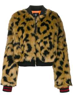 MARCELO BURLON COUNTY OF MILAN CANDIES FAKE FUR BEIGE MULTICOLOR