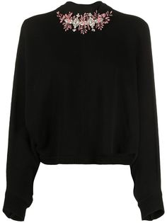 Valentino джемпер с кристаллами