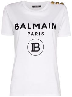Balmain футболка с логотипом