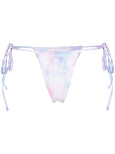 Frankies Bikinis плавки бикини Tasha с принтом тай-дай