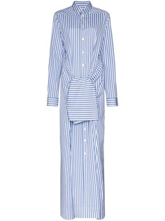 Jil Sander платье-рубашка макси с поясом