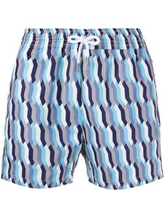 Frescobol Carioca плавки-шорты с графичным принтом