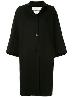 Jil Sander однобортное кашемировое пальто