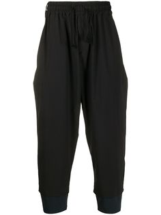 White Mountaineering брюки с низким шаговым швом