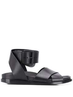 Ann Demeulemeester сандалии с перекрестными ремешками