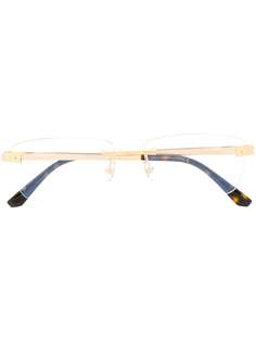 Cartier Eyewear очки Santos в прямоугольной оправе