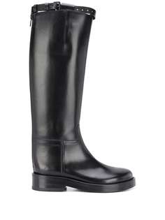 Ann Demeulemeester сапоги с ремешком и пряжкой