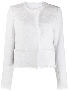 Escada Sport укороченный жакет с необработанным краем