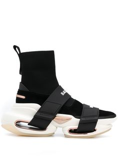 Balmain высокие кеды BBold