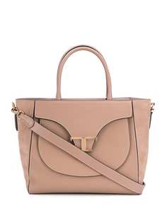 Tods сумка-тоут с металлическим логотипом Tod`S