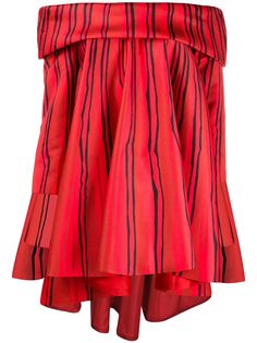 Moschino платье в полоску с асимметричным подолом