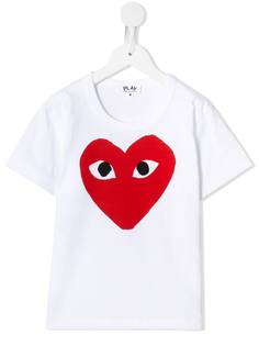 Comme Des Garçons Play Kids футболка с логотипом