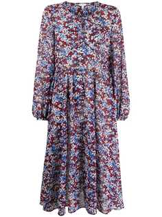 Tommy Hilfiger платье миди с цветочным принтом