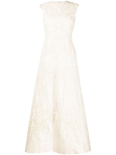 Valentino Pre-Owned вечернее платье с жаккардовым эффектом 2013-го года