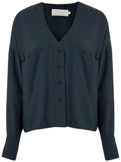 LE SOLEIL DETE рубашка Pietra с V-образным вырезом