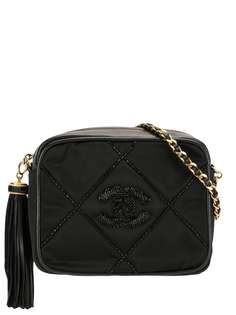 Chanel Pre-Owned стеганая сумка через плечо 1990-х годов с бусинами