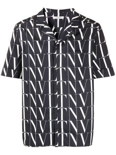 Valentino рубашка с логотипом VLTN