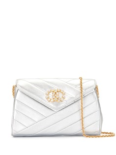 Chanel Pre-Owned стеганая сумка на плечо с цепочкой