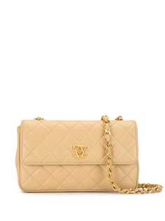 Chanel Pre-Owned стеганая сумка на плечо с цепочкой
