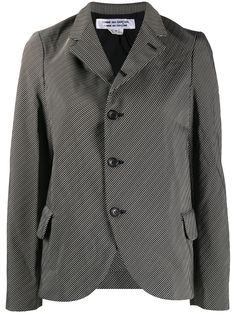 Comme Des Garçons Comme Des Garçons приталенный блейзер в полоску