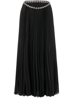 Christopher Kane юбка макси с кристаллами и плиссировкой