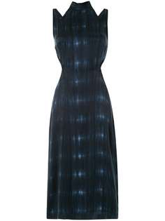 Dion Lee платье миди Shibori