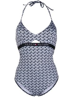 Tommy Hilfiger купальник с монограммой