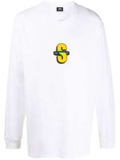 Stussy футболка Coorp ls с длинными рукавами