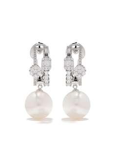 Yoko London серьги Starlight из белого золота с жемчугом и бриллиантами