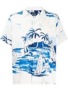 Polo Ralph Lauren рубашка с принтом