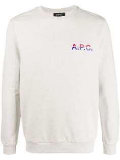 A.P.C. толстовка Michel с логотипом