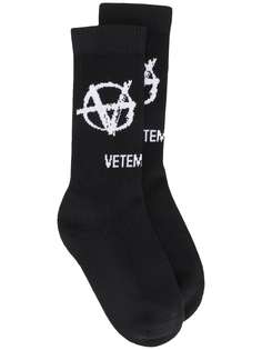 Vetements носки с логотипом