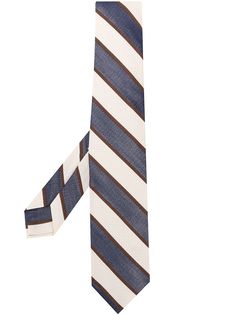 Barba галстук в диагональную полоску
