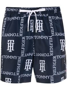 Tommy Hilfiger плавки-шорты с монограммой