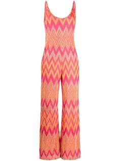 Missoni трикотажный комбинезон с узором зигзаг