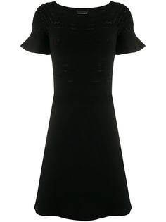 Emporio Armani платье с вышивкой