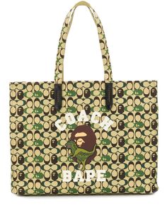 BAPE X COACH сумка-шопер с монограммой