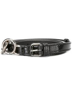 Fendi Pre-Owned ремень с потрескавшимся эффектом