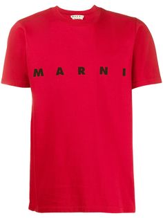 Marni футболка с логотипом