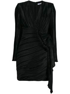 Givenchy платье мини с плиссировкой
