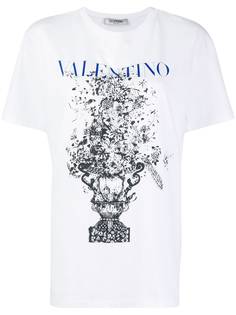 Valentino футболка с логотипом