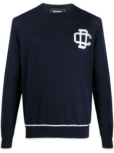 Dsquared2 свитер с контрастной отделкой