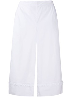 Semicouture укороченные брюки с оборками