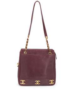 Chanel Pre-Owned сумка на плечо 1990-х годов с металлическим логотипом