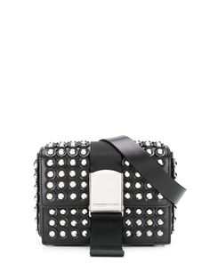 Alexander McQueen клатч с заклепками и пряжкой