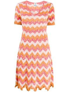 Missoni платье с узором зигзаг