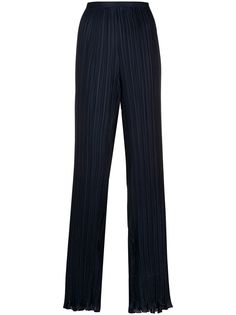 Alberta Ferretti брюки с завышенной талией и складками