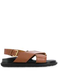 Marni Fussbet criss-cross sandals