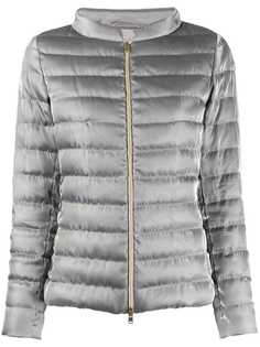 Herno metallic sheen puffer jacket