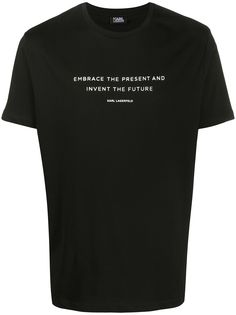 Karl Lagerfeld футболка с надписью